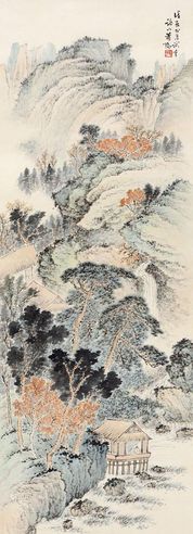 萧逊 山水