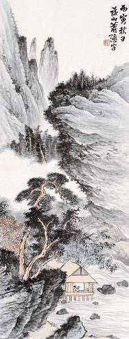 萧逊 山水