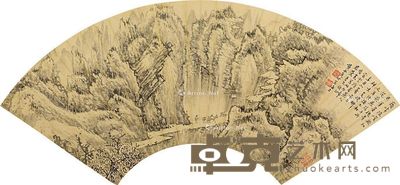 黄西爽 山水 18×51cm