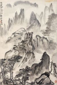 钱瘦铁 山水