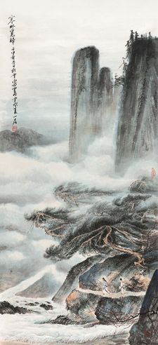 朱永成 寒林觅归