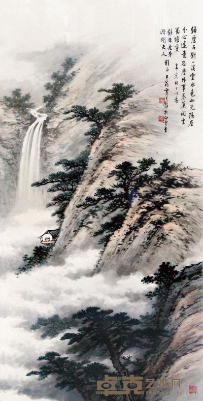 黄君璧 山水 121×60cm