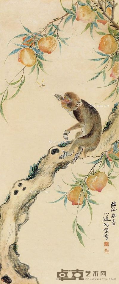 张槃 瑶池献寿 116×48cm