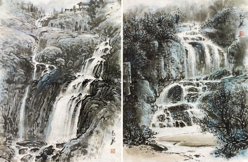 苏起龙 山水