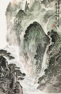 陆一飞 山水