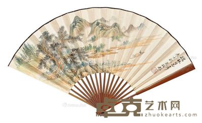 朱梅邨 山水 --