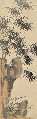 黄均 竹石