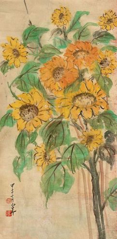 赵少昂 花卉