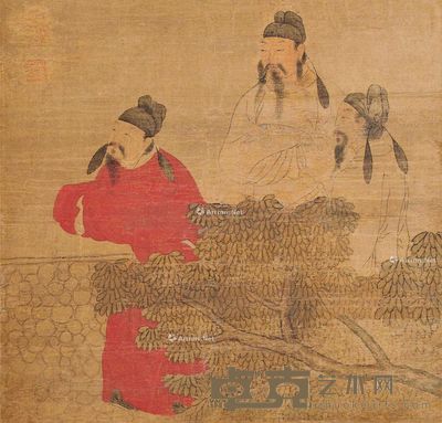 佚名 人物 27×28cm