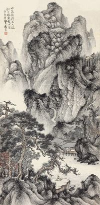 赵白山 松下听泉