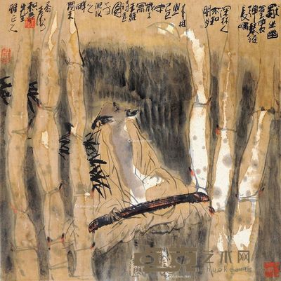 王涛 王维诗意 68×68cm