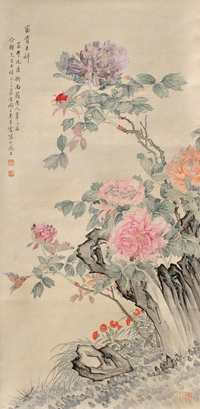 吴青霞 花鸟