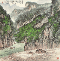 黄纯尧 山水