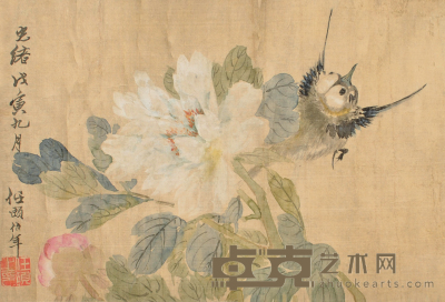 任伯年 花鸟 25×38cm