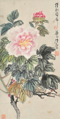 陆抑非 花卉