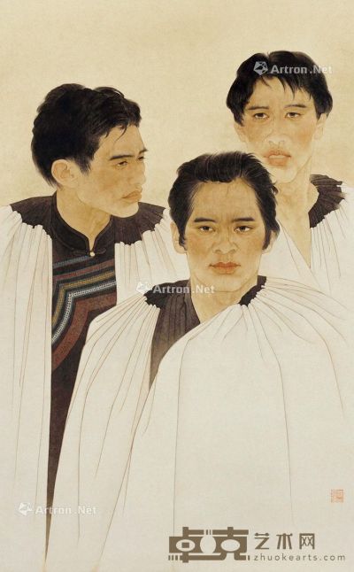 杨可 云上人家之二 92×61cm