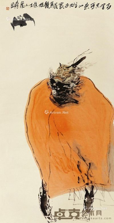 袁武 钟馗 151×77cm
