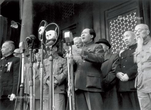 侯波 1949年 开国大典