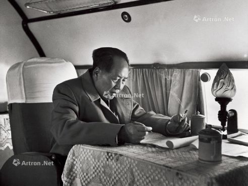 侯波 1957年 毛泽东最后一次乘飞机出行