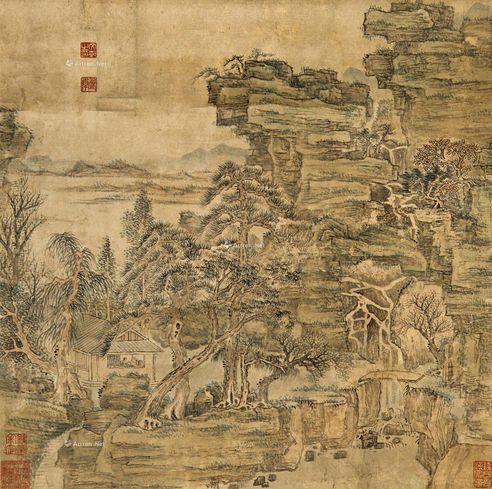 文彭 山水