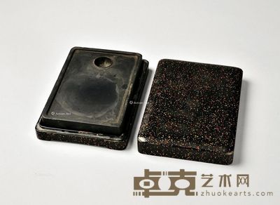 漆砂砚 2.5×11.1×16.7cm