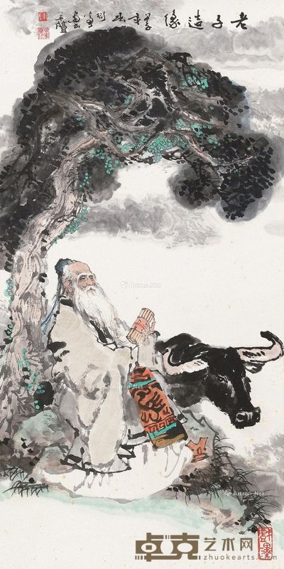 陈衍宁 老子造像 68.5×34.5cm
