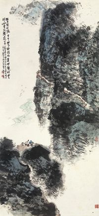 李文信 山水