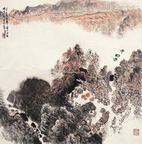 李文信 山水