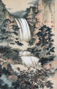 屠古虹 山水