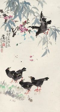 杨富明 花鸟