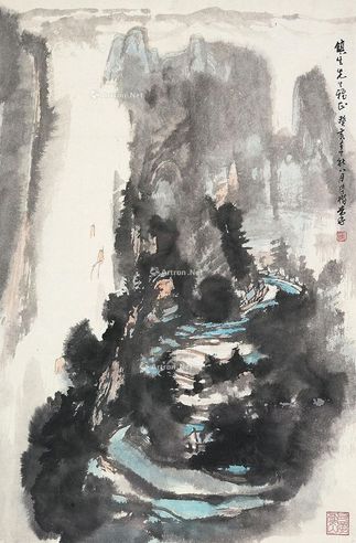 谭学楷 山水