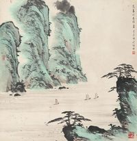 杨鸿坤 山水