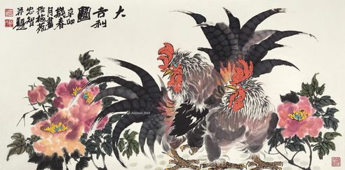梅忠智 大吉图