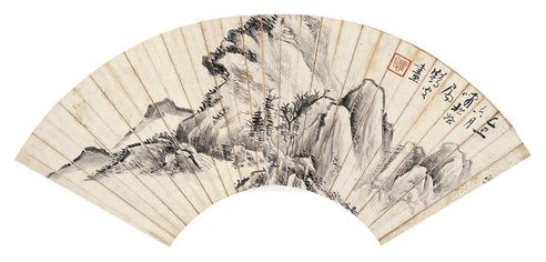 方旭 山水