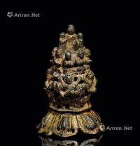 宋代-元代（960～1368） 铜鎏金众佛像