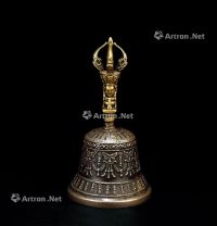 清代（1644～1911） 铜鎏金金刚铃