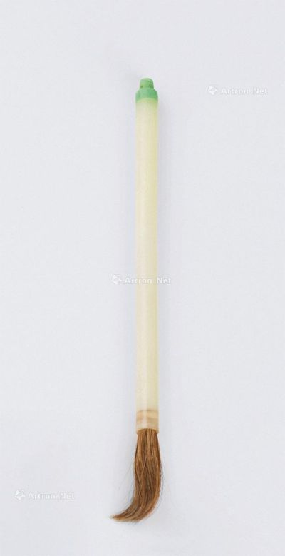 清代（1644-1911） 白玉毛笔