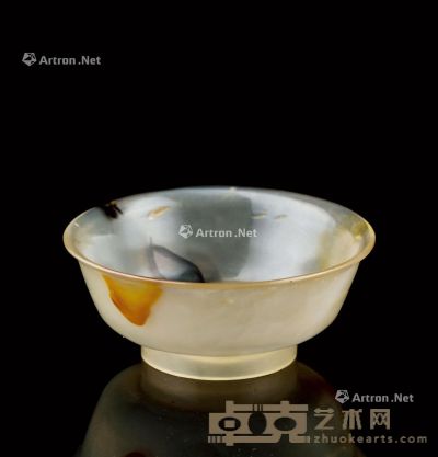 清代（1644-1911） 玛瑙杯 直径7.3cm；高2.9cm