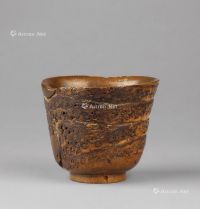 清代（1644-1911） 竹根雕茶碗