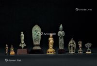 唐代（618-907） 铜佛像 （九件一组）