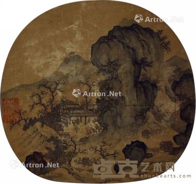 佚名 团扇 23×24cm