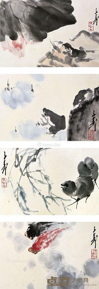 王子武 花鸟鱼虫 23×34cm×8