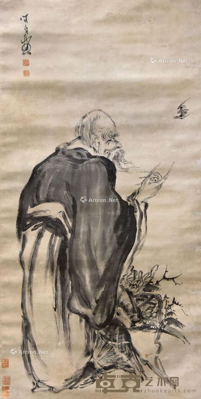 闵真 福在眼前 130×67cm