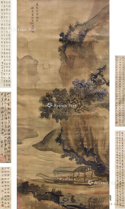 蓝瑛 山水 123×53cm