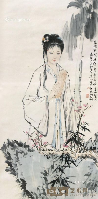 白伯骅 花魂 136×67cm