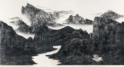 李军 山水系列之两种精神状态下的风景