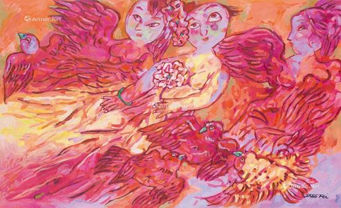 邵飞 2014年作 翱翔 布面油画