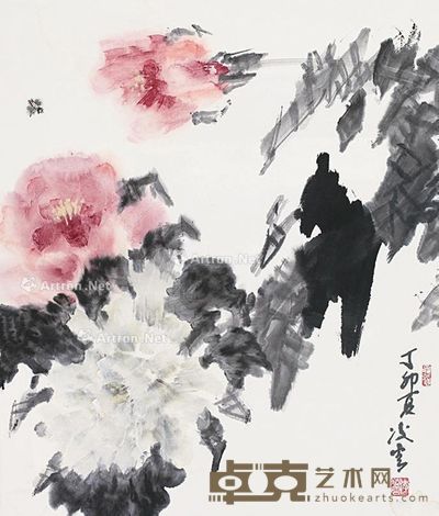 李凌云 牧丹 68×57cm