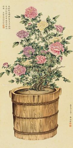 潘静淑 花卉
