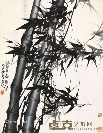 张采芹 竹子 78×45cm